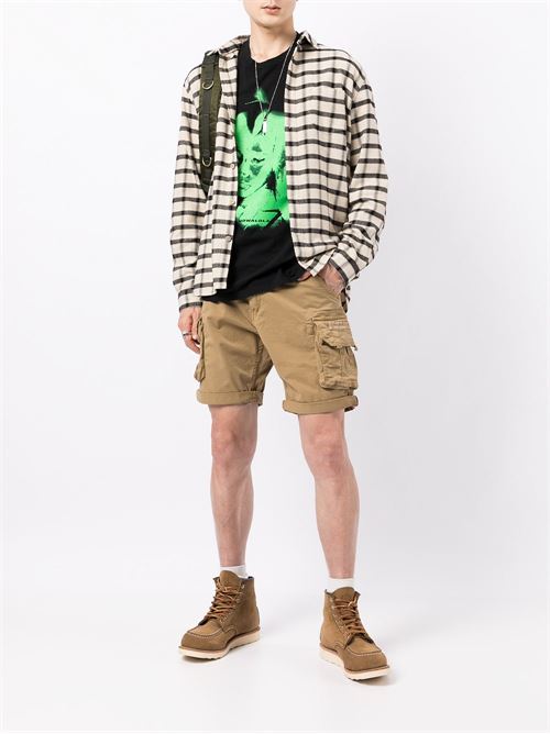 Pantalone cargo uomo Alpha Industries kaki con patch Alpha Industries | 17620313